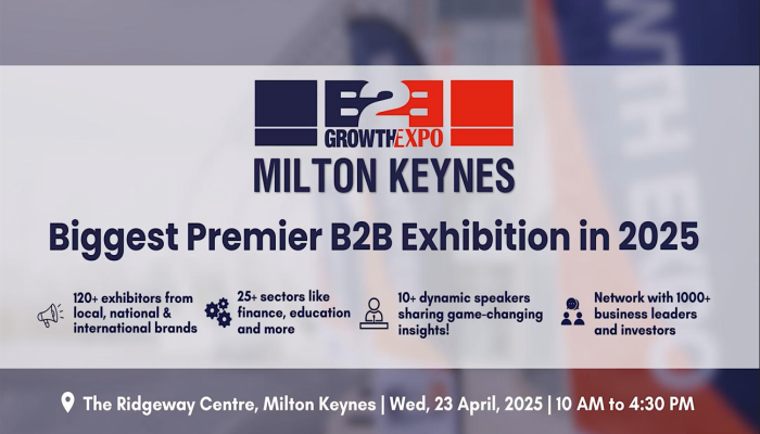 Milton Keynes B2B Growth Expo - 23rd April 2025 - 10:00 AM to 04:30 PM